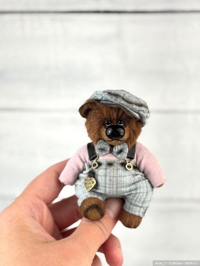 Тедди мишка Архип — Авторские мишки Тедди и друзья: фото (фото 2)