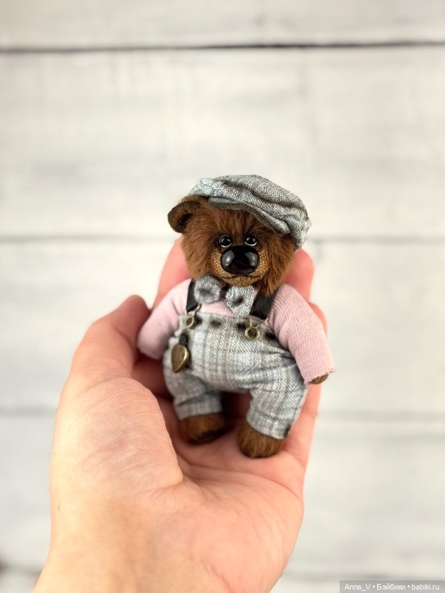 Тедди мишка Архип — Авторские мишки Тедди и друзья: фото (фото 4)