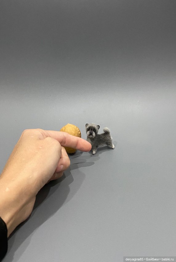 Дворняжка — Валяные игрушки из шерсти: сухое валяние (фото 2)