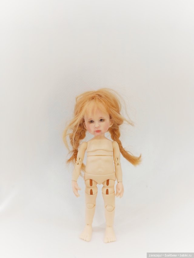 Ещё фото Анюты. Играюсь) — Авторские шарнирные куклы своими руками: лепка (фото 7)