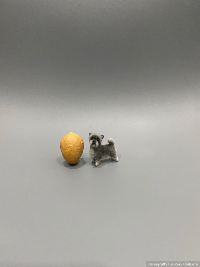 Дворняжка — Валяные игрушки из шерсти: сухое валяние