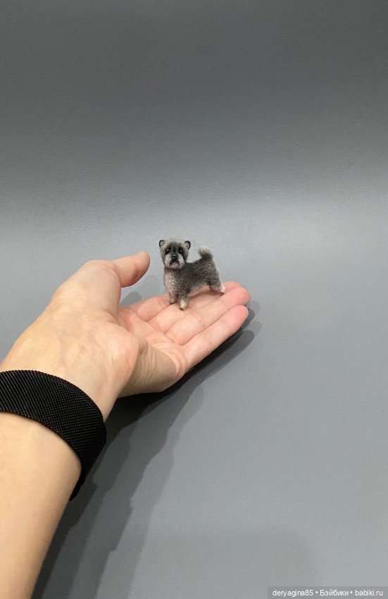 Дворняжка — Валяные игрушки из шерсти: сухое валяние (фото 4)