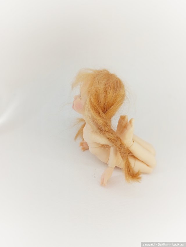 Ещё фото Анюты. Играюсь) — Авторские шарнирные куклы своими руками: лепка (фото 9)