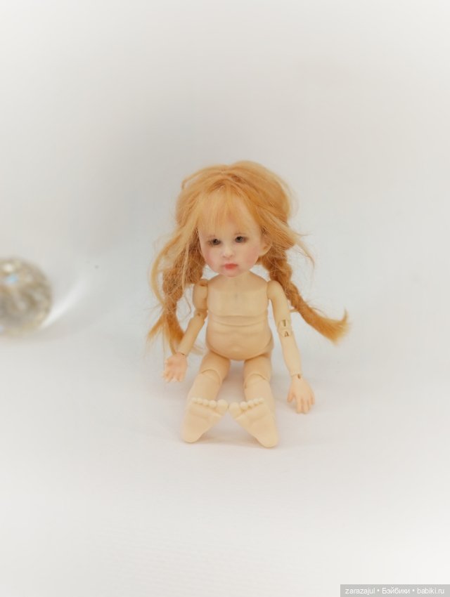 Ещё фото Анюты. Играюсь) — Авторские шарнирные куклы своими руками: лепка (фото 10)