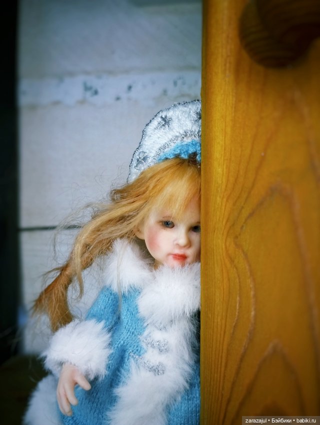 Ещё фото Анюты. Играюсь) — Авторские шарнирные куклы своими руками: лепка (фото 4)