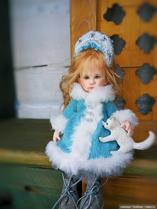 Ещё фото Анюты. Играюсь) — Авторские шарнирные куклы своими руками: лепка