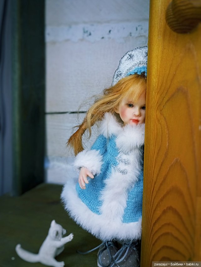 Ещё фото Анюты. Играюсь) — Авторские шарнирные куклы своими руками: лепка (фото 2)