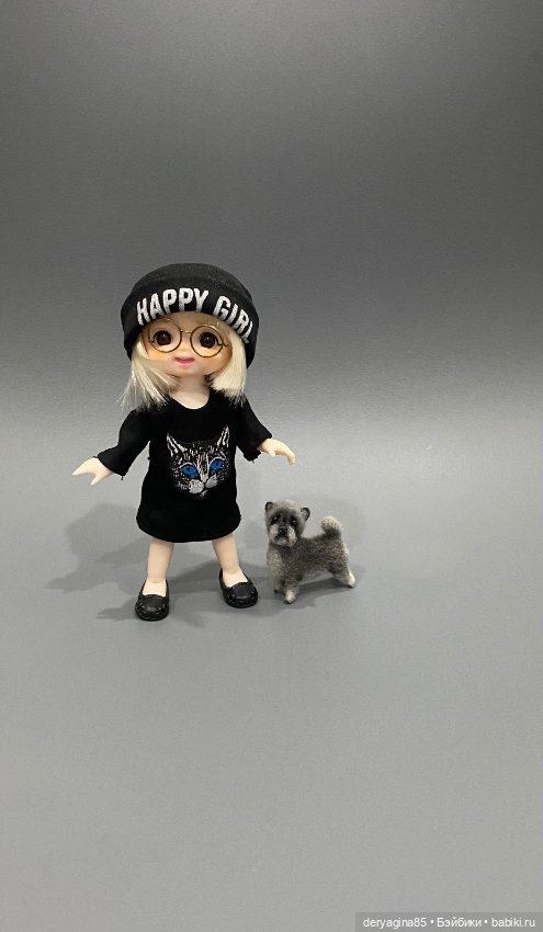 Дворняжка — Валяные игрушки из шерсти: сухое валяние (фото 5)