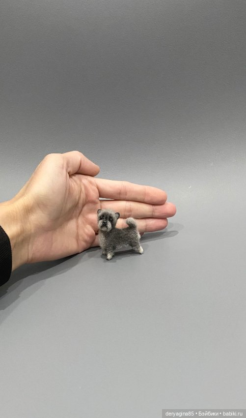 Дворняжка — Валяные игрушки из шерсти: сухое валяние (фото 3)