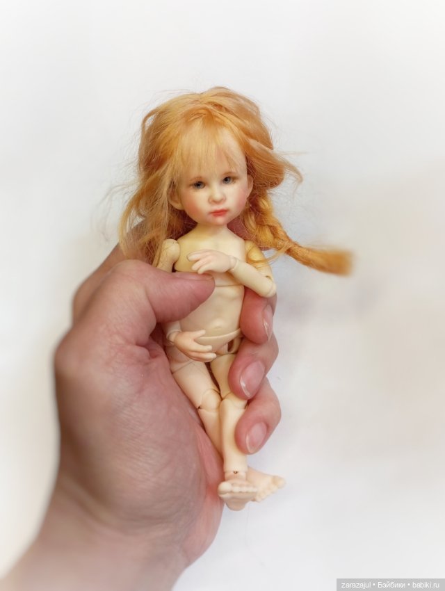 Ещё фото Анюты. Играюсь) — Авторские шарнирные куклы своими руками: лепка (фото 5)