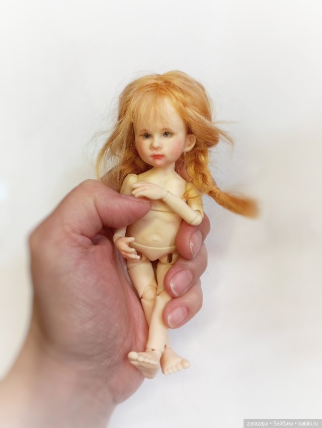 Ещё фото Анюты. Играюсь) — Авторские шарнирные куклы своими руками: лепка (фото 6)