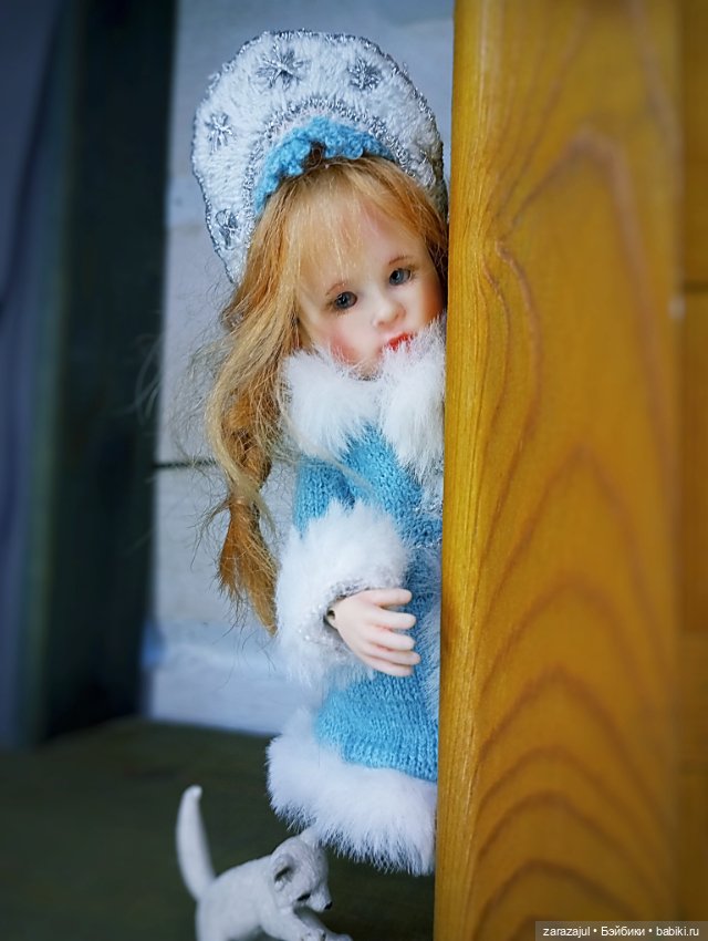 Ещё фото Анюты. Играюсь) — Авторские шарнирные куклы своими руками: лепка (фото 3)