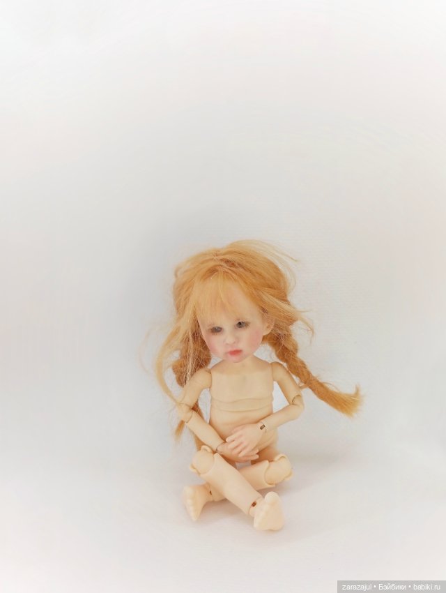 Ещё фото Анюты. Играюсь) — Авторские шарнирные куклы своими руками: лепка