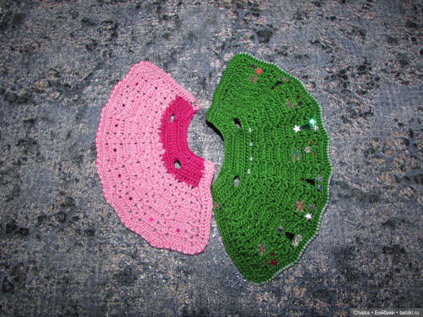 Вязаные наряды на шарнирных кукол 16 см (bjd 16 sm). Предновогодний показ "Рождественская Сказка для кукол"