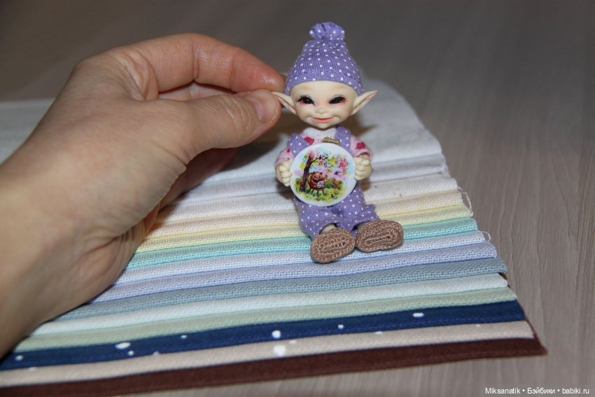 Как мы с куклятами Новый год вышивали