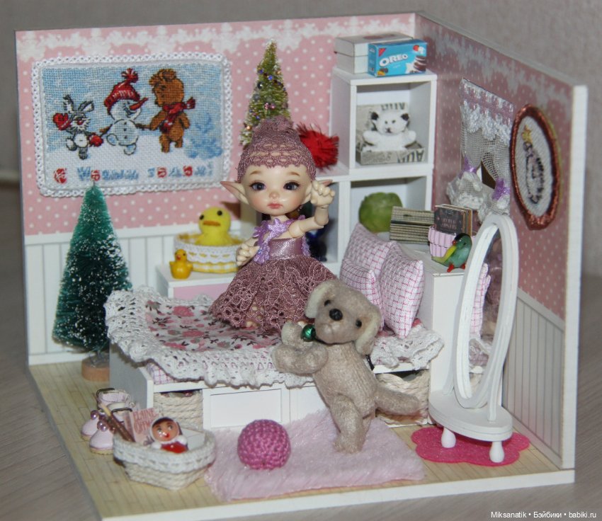 Как мы с куклятами Новый год вышивали