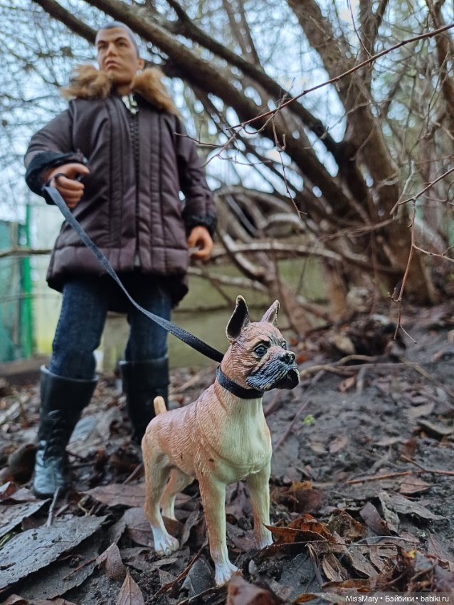 В такую погоду хороший хозяин... Или лучший друг человека в формате 1:6