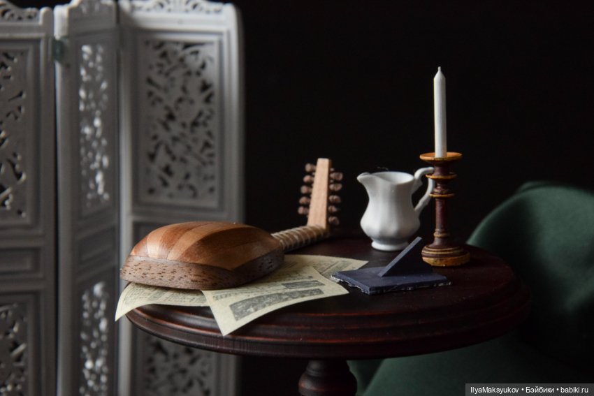 Пятихоровая ренессансная лютня в масштабе 1/12 (фото 2)