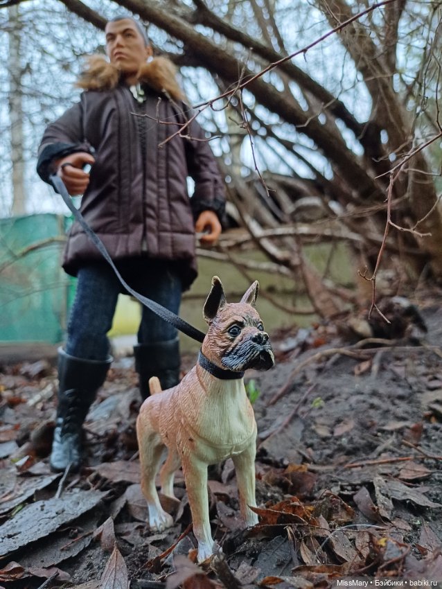 В такую погоду хороший хозяин... Или лучший друг человека в формате 1:6