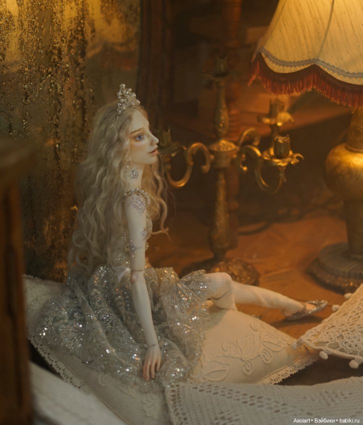 Искусство куклы 2025, Снежинка, Хризантема