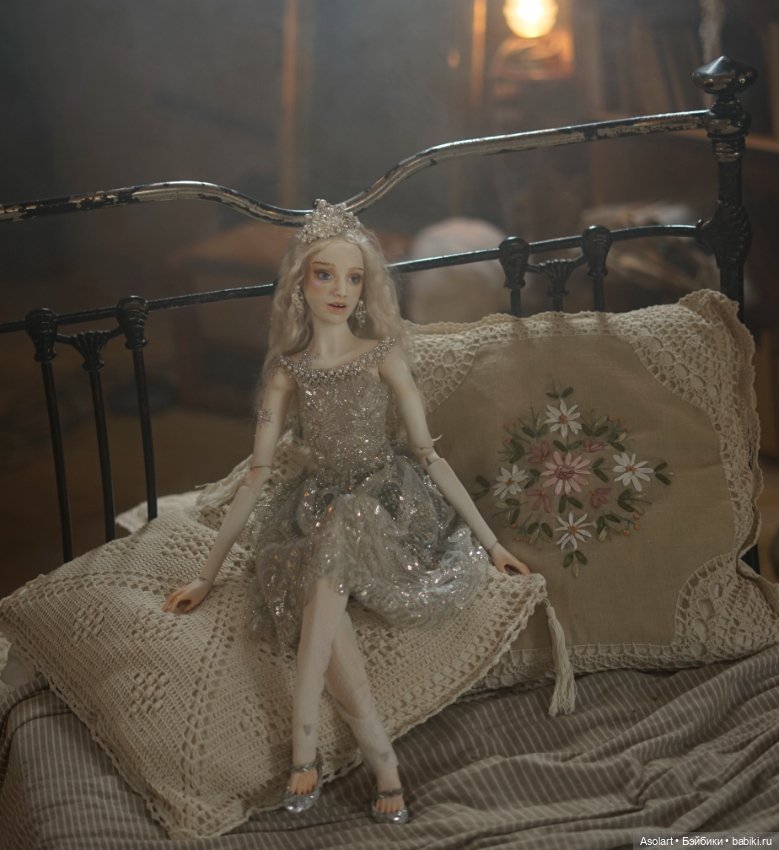 Искусство куклы 2025, Снежинка, Хризантема