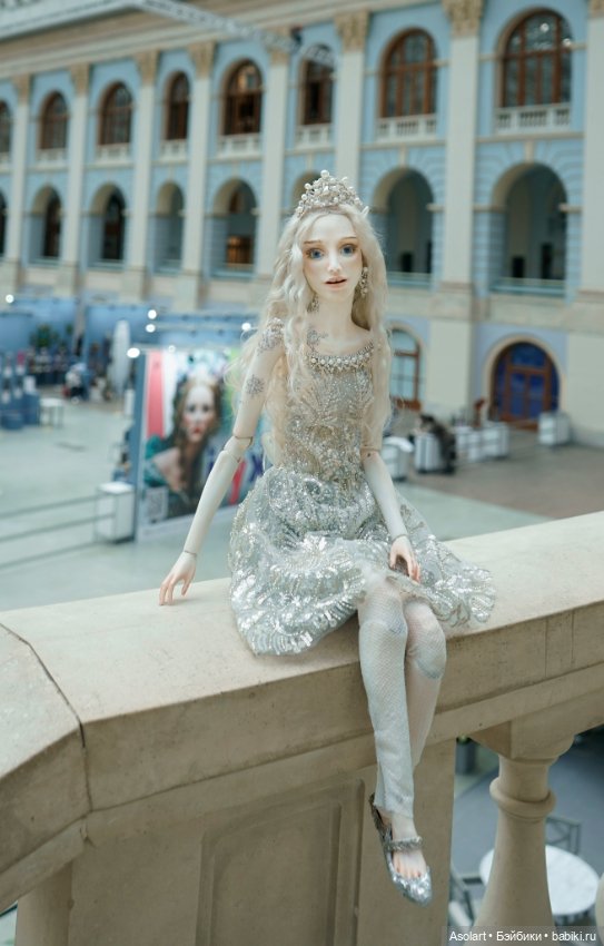 Искусство куклы 2025, Снежинка, Хризантема