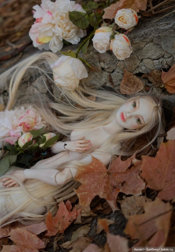 Искусство куклы 2025, Снежинка, Хризантема