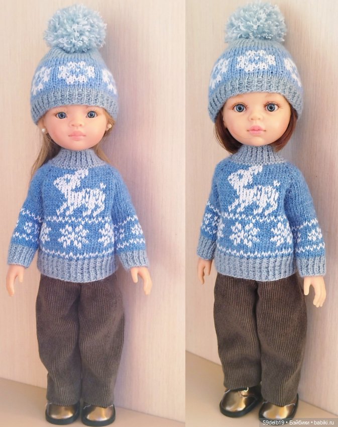 Новый комплект с жаккардом для любимой куклы ПР (фото 9)
