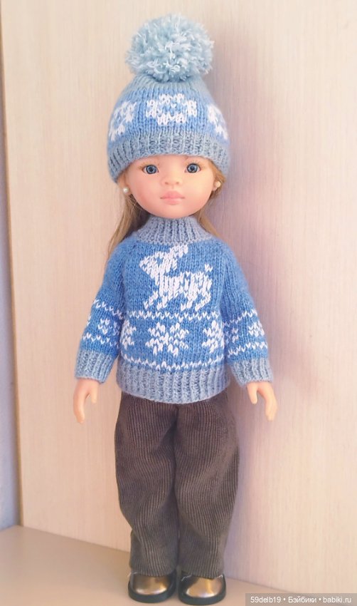 Новый комплект с жаккардом для любимой куклы ПР (фото 5)