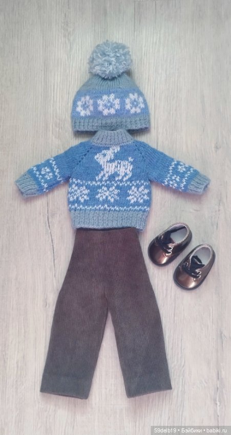 Новый комплект с жаккардом для любимой куклы ПР (фото 7)
