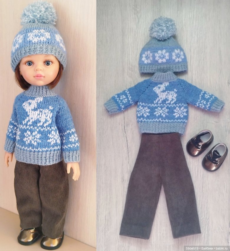 Новый комплект с жаккардом для любимой куклы ПР (фото 10)