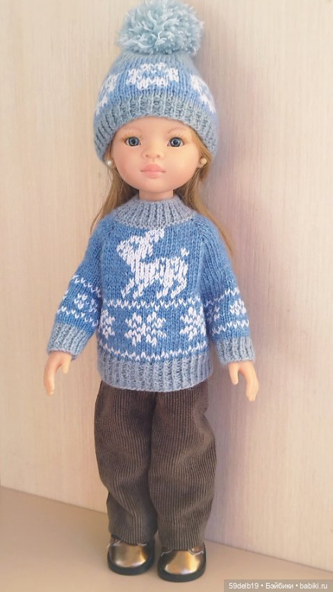 Новый комплект с жаккардом для любимой куклы ПР (фото 4)