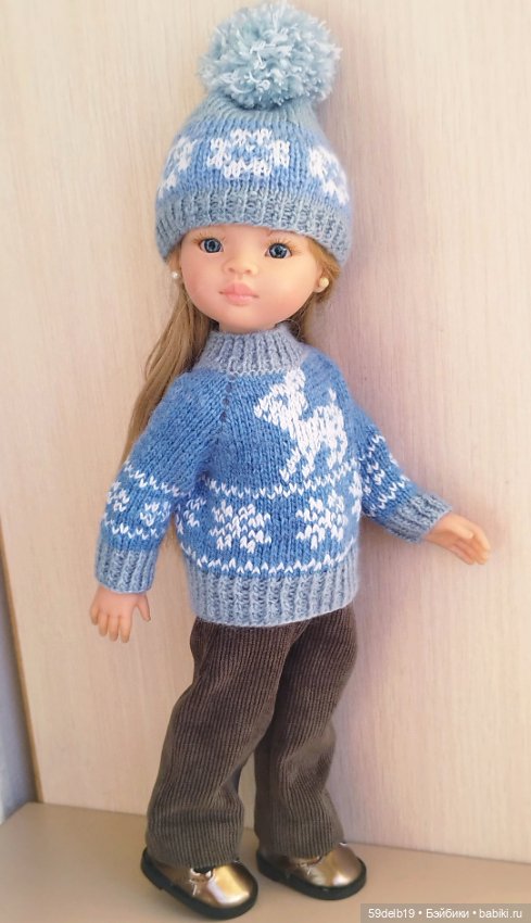 Новый комплект с жаккардом для любимой куклы ПР (фото 3)