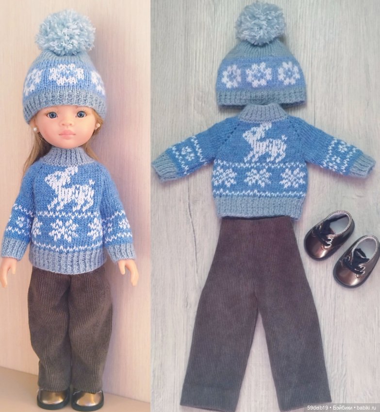 Новый комплект с жаккардом для любимой куклы ПР