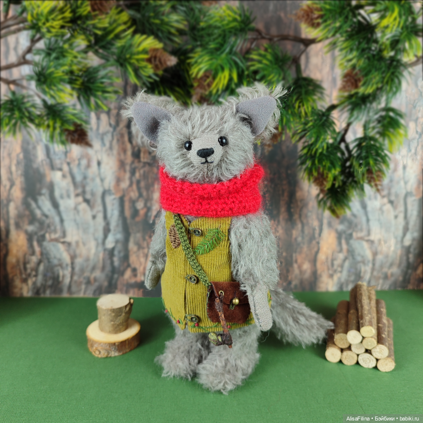 Волк Тедди Норвуд — Авторские мишки Тедди и друзья: фото (фото 6)