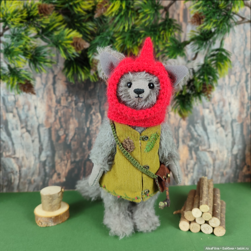 Волк Тедди Норвуд — Авторские мишки Тедди и друзья: фото (фото 2)