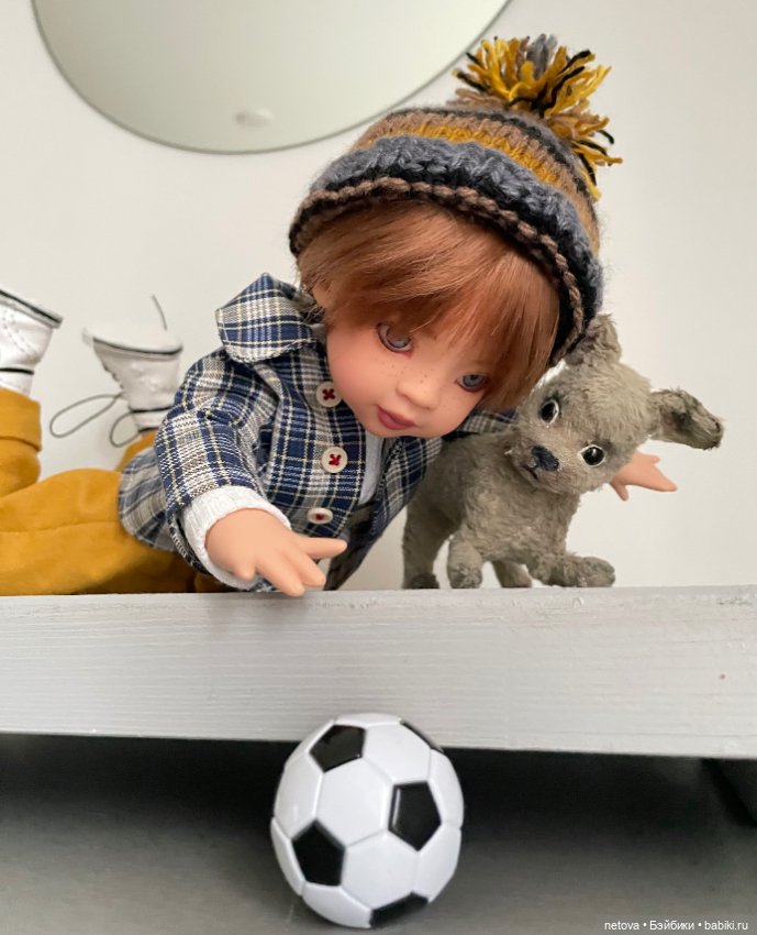 Шарнирные куклы «пуговки» - мальчики.Тема 😉 (фото 10)