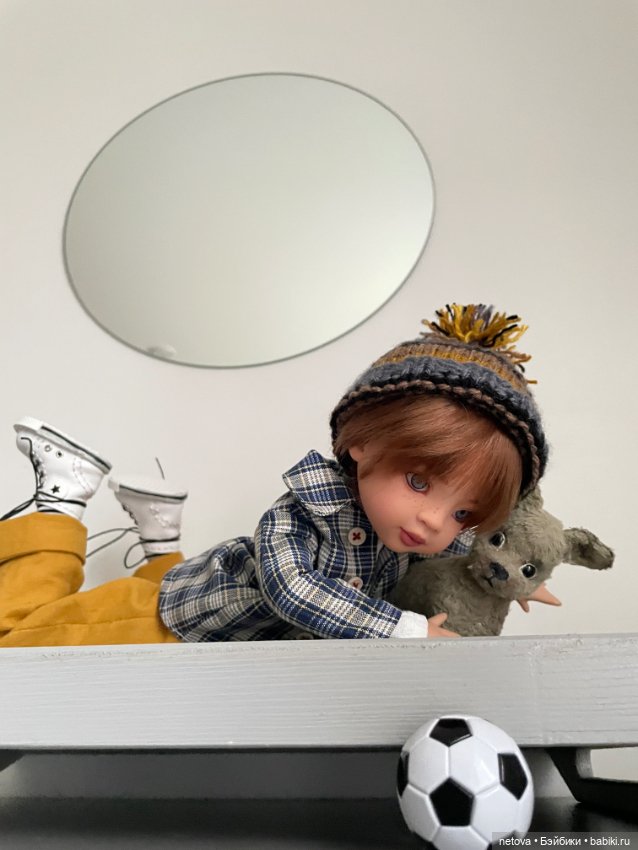 Шарнирные куклы «пуговки» - мальчики.Тема 😉 (фото 9)