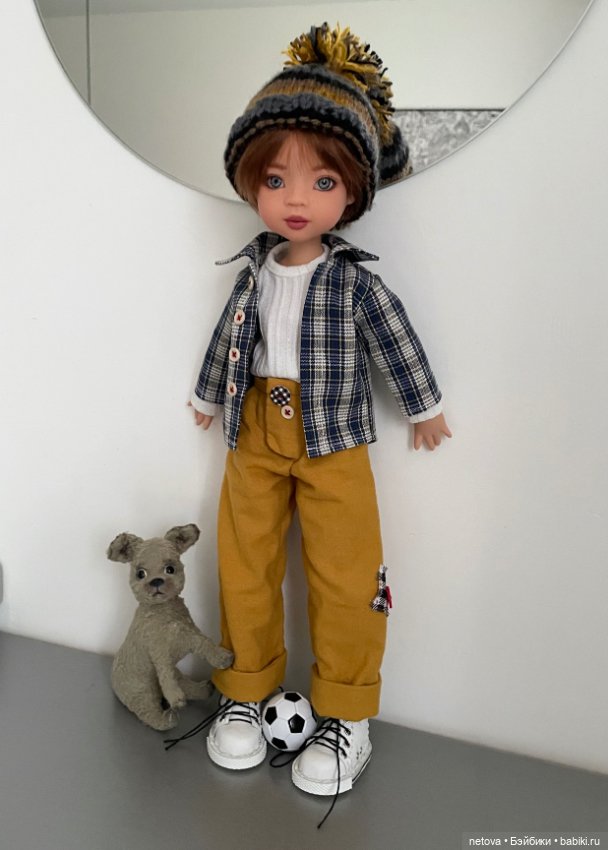 Шарнирные куклы «пуговки» - мальчики.Тема 😉