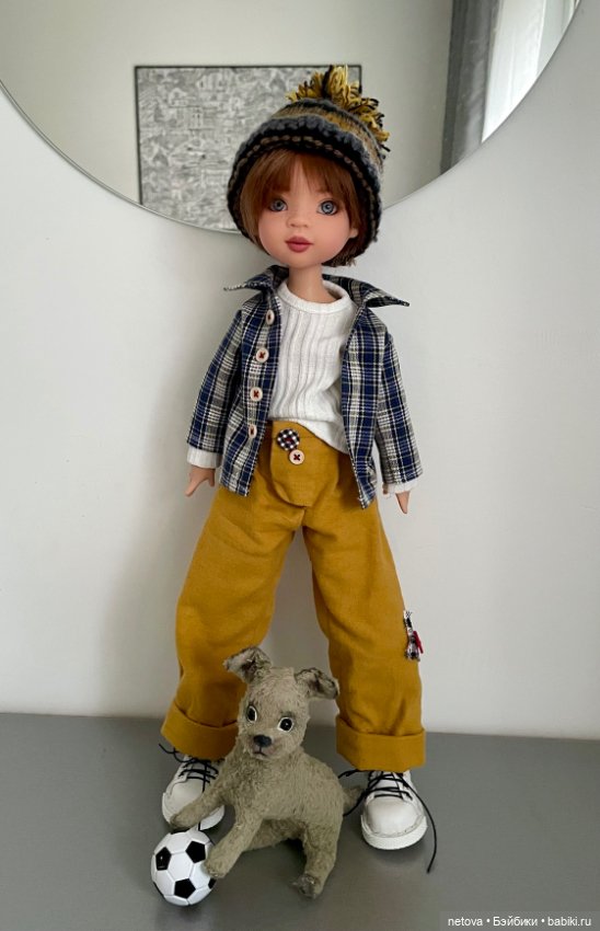 Шарнирные куклы «пуговки» - мальчики.Тема 😉