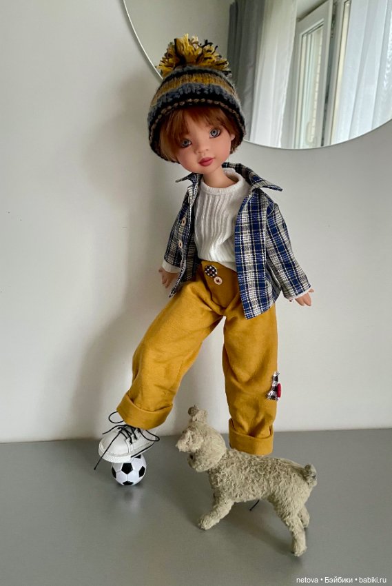 Шарнирные куклы «пуговки» - мальчики.Тема 😉