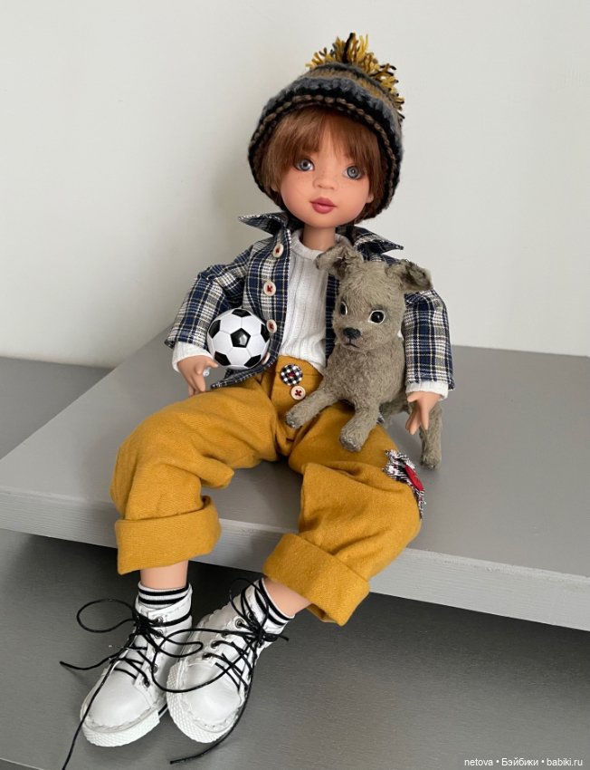 Шарнирные куклы «пуговки» - мальчики.Тема 😉 (фото 6)