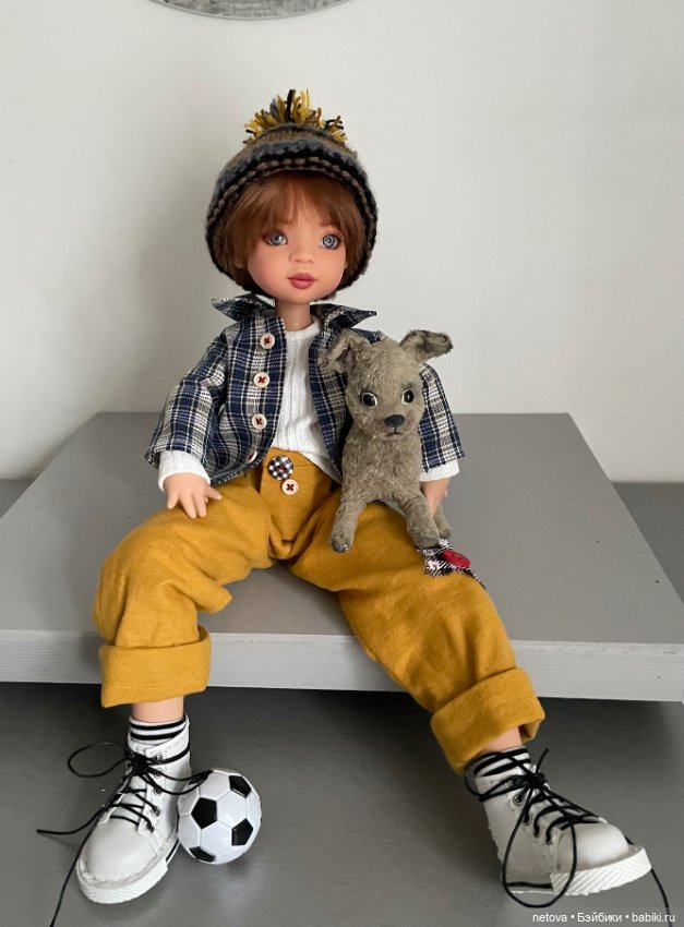 Шарнирные куклы «пуговки» - мальчики.Тема 😉 (фото 7)