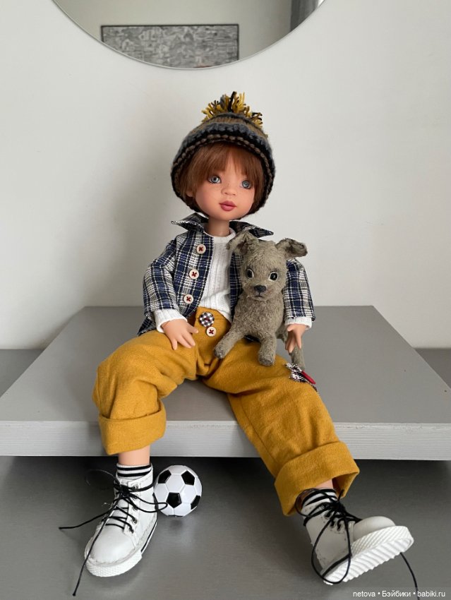 Шарнирные куклы «пуговки» - мальчики.Тема 😉 (фото 5)