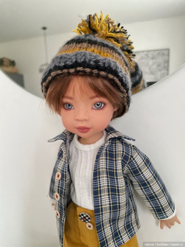 Шарнирные куклы «пуговки» - мальчики.Тема 😉