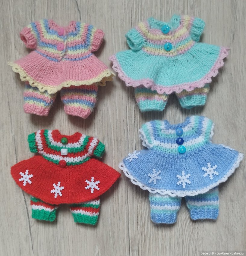 Один фасон - четыре разных костюмчика для баболечек (фото 5)