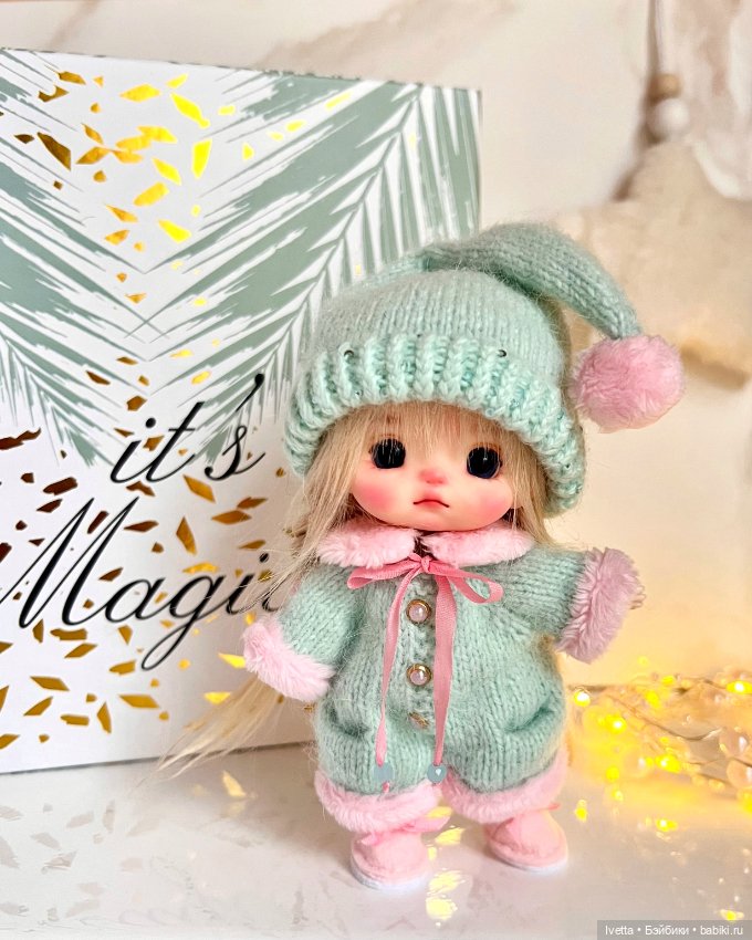 Рождественский Гномик 🎀 — Куклы и тела Obitsu 11 (Ob11): гибриды (фото 3)