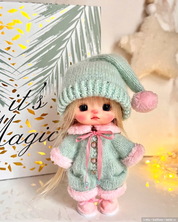 Рождественский Гномик 🎀 — Куклы и тела Obitsu 11 (Ob11): гибриды (фото 2)