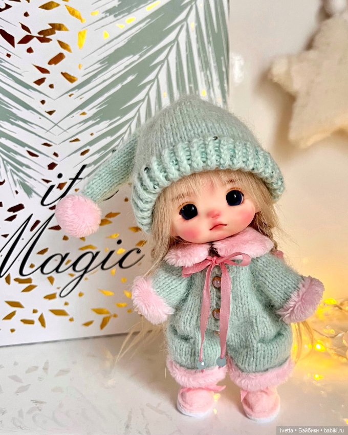 Рождественский Гномик 🎀 — Куклы и тела Obitsu 11 (Ob11): гибриды