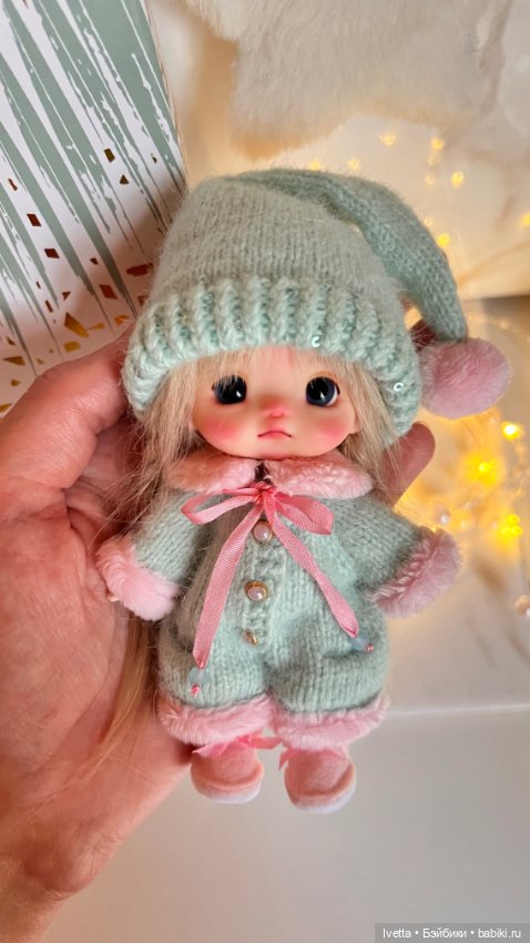 Рождественский Гномик 🎀 — Куклы и тела Obitsu 11 (Ob11): гибриды (фото 6)